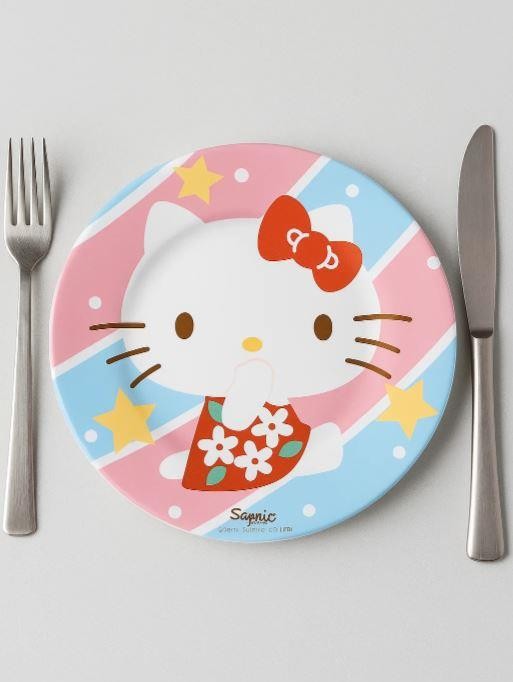 Тарелка керамическая &quot;Hello Kitty. Искусство&quot; (d=19 см) 