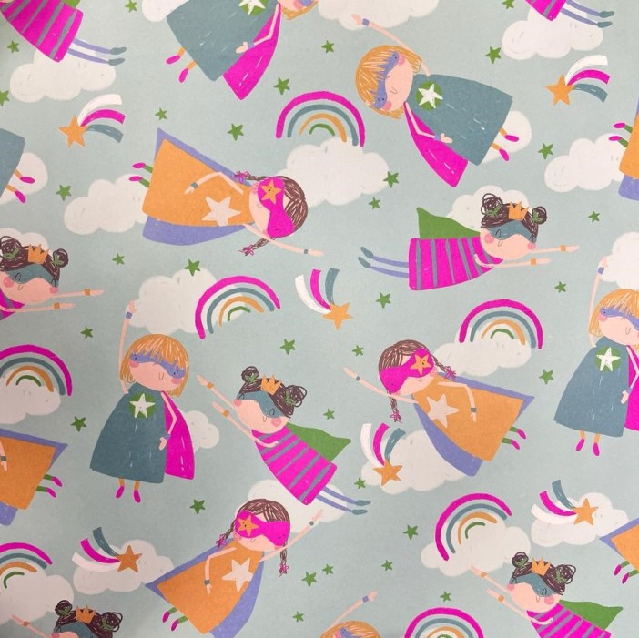 Упаковочная бумага «Magic», green (50*70 см) 