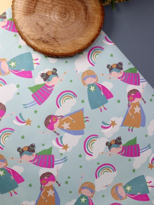 Упаковочная бумага «Magic», green (50*70 см) 