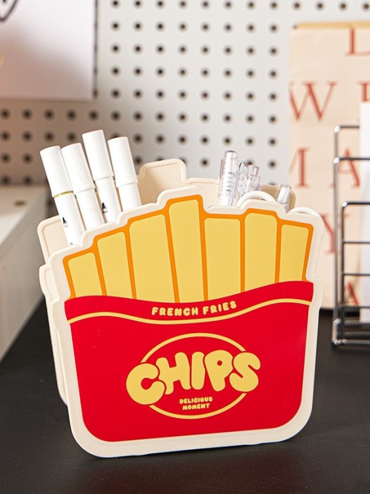 Органайзер настольный «French fries», red (15*7*15 см) 