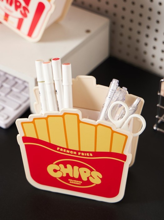Органайзер настольный «French fries», red (15*7*15 см) 