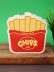 Органайзер настольный «French fries», red (15*7*15 см) 
