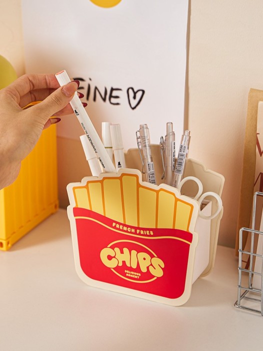 Органайзер настольный «French fries», red (15*7*15 см) 