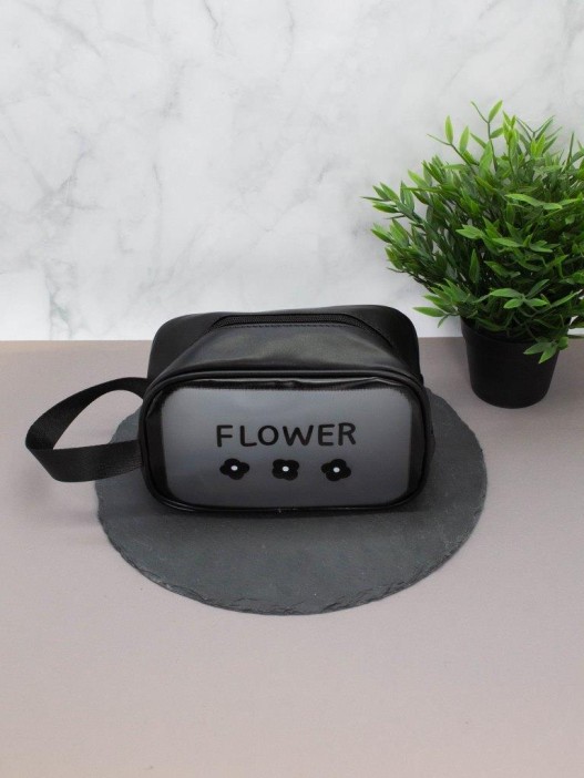 Косметичка &quot;Daisy&quot;, black (14х20х9,5 см) 