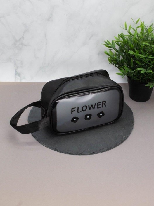 Косметичка &quot;Daisy&quot;, black (14х20х9,5 см) 