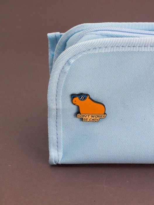 Значок металлический iLikeGift &quot;Don&#039;t worry be capy&quot; 