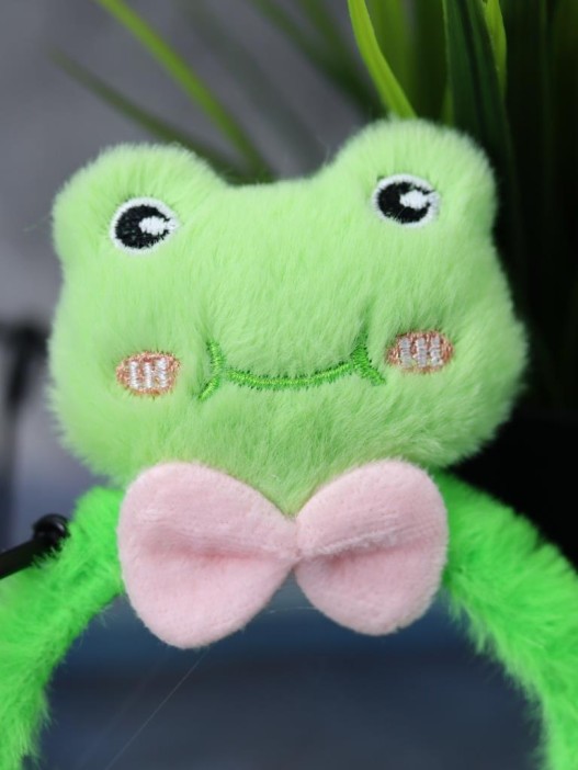 Плюшевое зеркало GIRLY &quot;Round frog&quot;, green (8*12,5 см) 