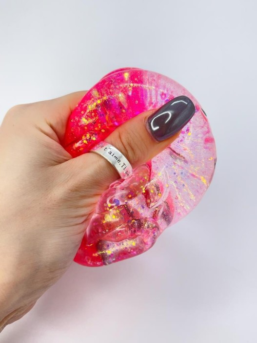 Мялка - антистресс «Милый мишка», розовая 