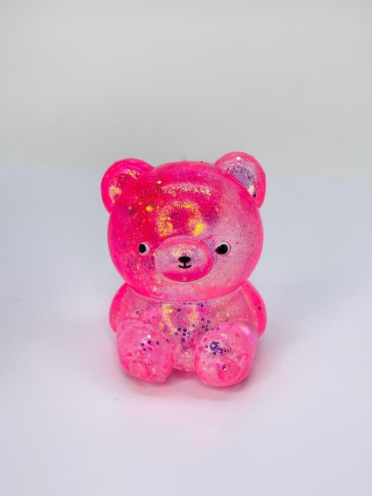 Мялка - антистресс «Милый мишка», розовая 