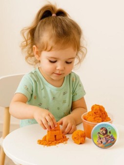 Трогательный песок "Лепа", оранжевый (300гр)