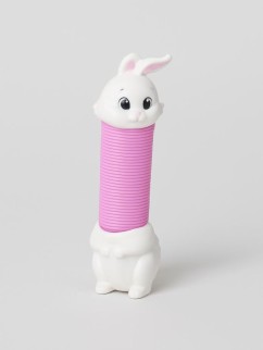 Игрушка антистресс Pop Tube &quot;Зайка&quot; тянущаяся трубка