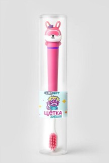 Зубная щётка для взрослых iLikeGift &quot;Battle bunny&quot;, pink (21 см)