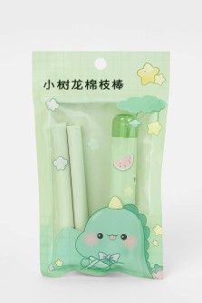 Набор выдвижного ластика + 2 сменных ластика "Little green", green