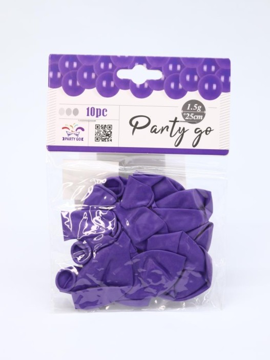 Набор воздушных шаров 10 шт. &quot;Timeless&quot;, purple (25 см) 