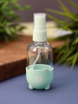 Дорожная бутылочка "Мишка", зеленая (60мл)