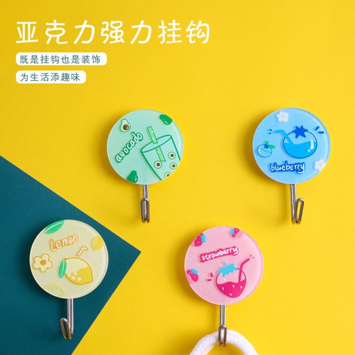 Крючок на липучке «Lemon», yellow 