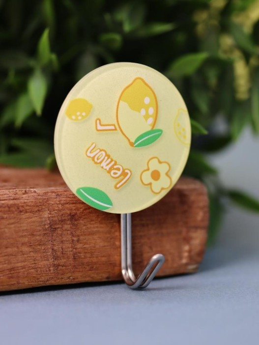 Крючок на липучке «Lemon», yellow 