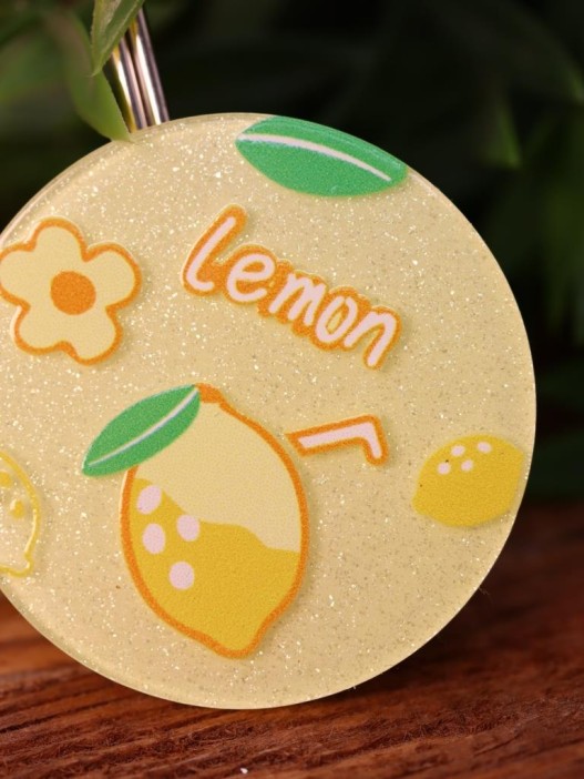 Крючок на липучке «Lemon», yellow 