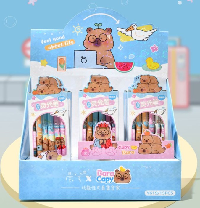 Набор маркеров &quot;Capy cuties&quot;, mix 