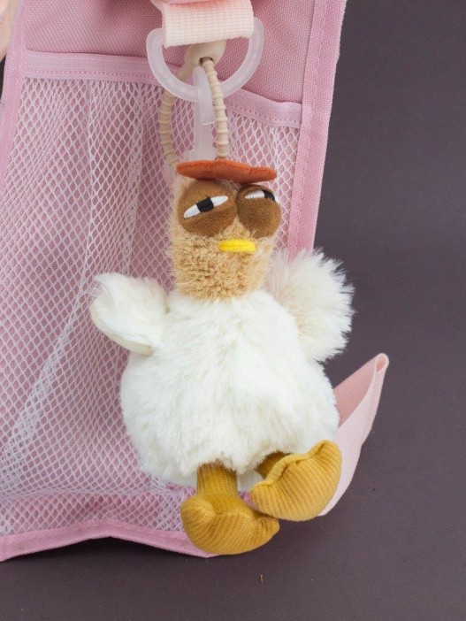 Плюшевый брелок &quot;Laying hens&quot;, beige, 16 см 