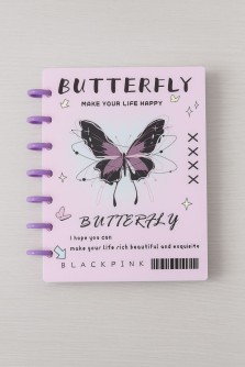 Фотоальбом - биндер для карт "Pink butterfly", 20 страниц(19,5*23,5 см)