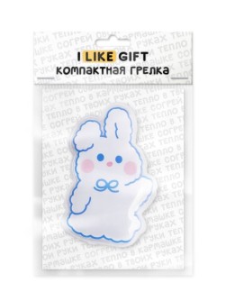 Карманная грелка многоразовая iLikeGift "Милый зайчик", микс