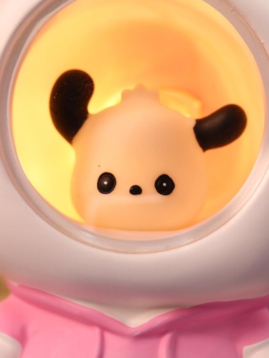 Kопилка - ночник «Chacha Dog Space», pink (13 см), пластик 