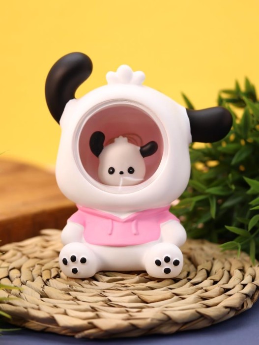 Kопилка - ночник «Chacha Dog Space», pink (13 см), пластик 