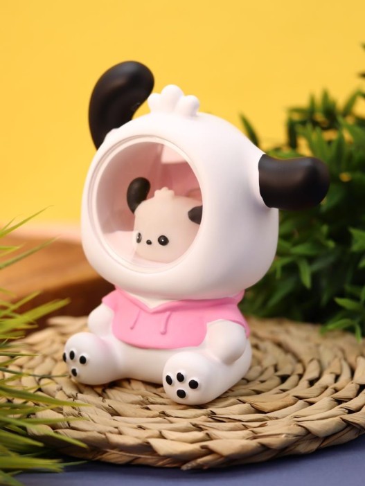 Kопилка - ночник «Chacha Dog Space», pink (13 см), пластик 