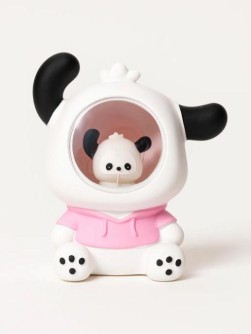 Kопилка - ночник «Chacha Dog Space», pink (13 см), пластик