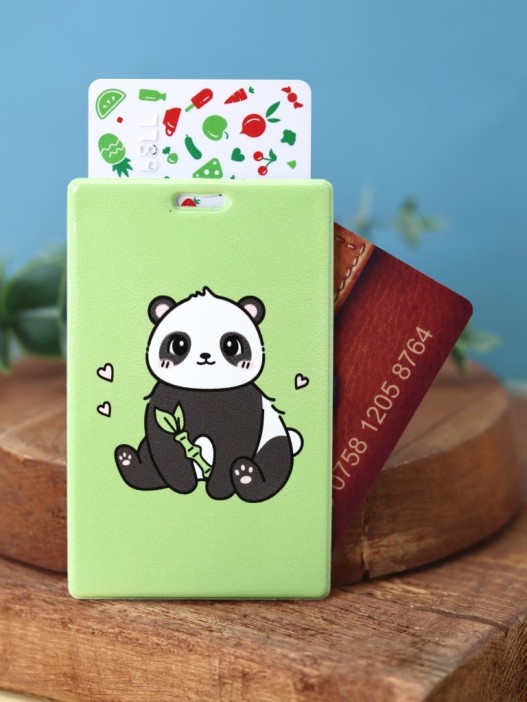 Держатель для карт Аниме «Панда» (6,5 х 10,4 см) 