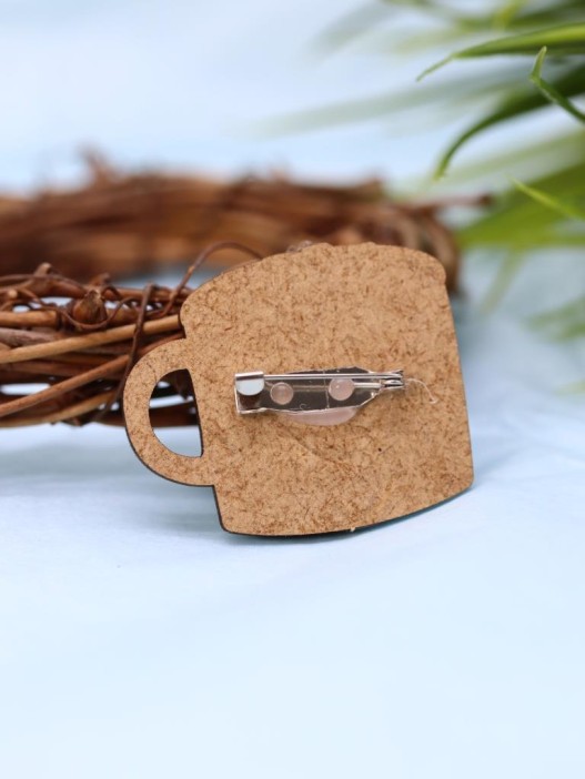 Значок ECO из дерева &quot;Время ароматного какао&quot; 