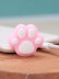 Защитная насадка для провода iLikeGift "Сat's paw", pink 