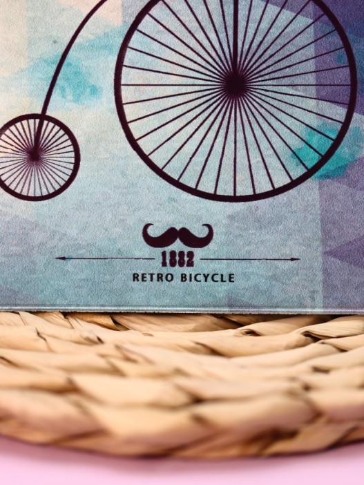 ОБЛОЖКА ДЛЯ ПАСПОРТА RETRO BICYCLE, плотность 600 мкм 