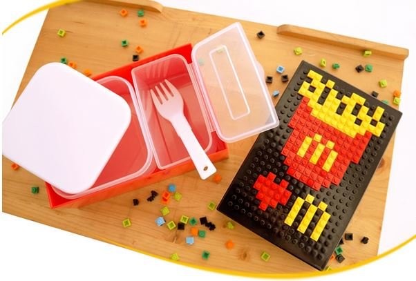 Ланчбокс &quot;Мозаика&quot; red 