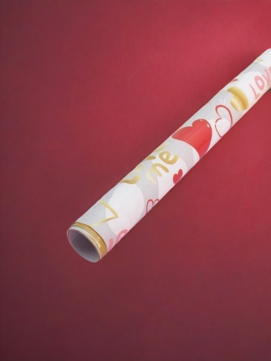 Упаковочная бумага «Hearts Aflutter» 1 рулон, 50*70 см 