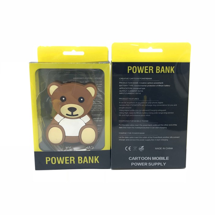 Портативное зарядное устройство Power Bank "Bear" 3000 mAh 