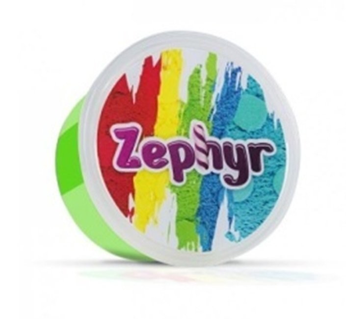 Кинетический пластилин "Zephyr"-зеленый 150г