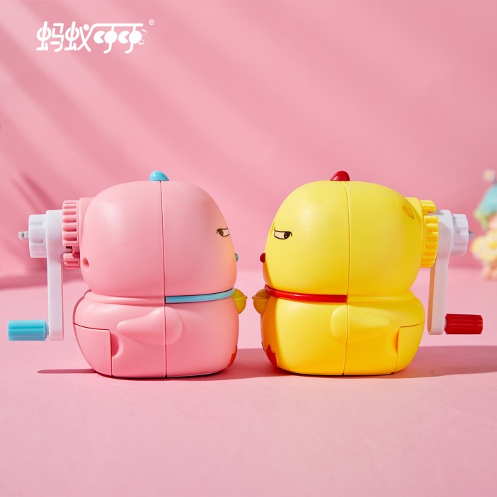 Точилка для карандашей механическая &quot;Suspicious duck&quot;, pink 