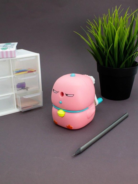 Точилка для карандашей механическая &quot;Suspicious duck&quot;, pink 