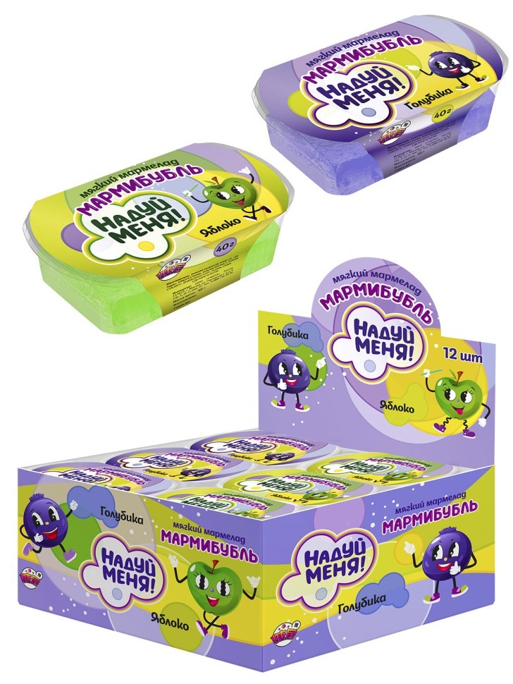 Мягкий мармелад «Мармибубль», 12 шт.