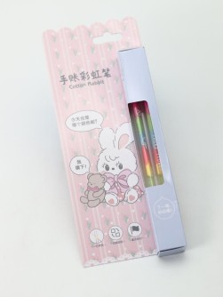 Набор цветных ручек (2 шт) "Purple cotton rabbit"