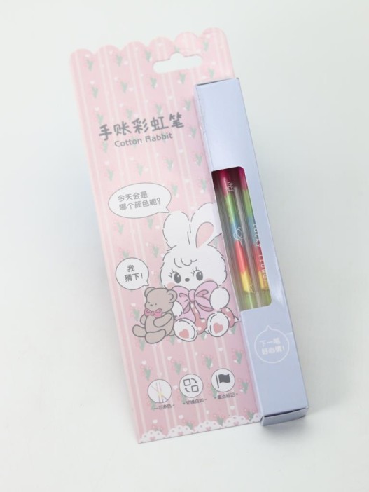 Набор цветных ручек (2 шт) &quot;Purple cotton rabbit&quot; 