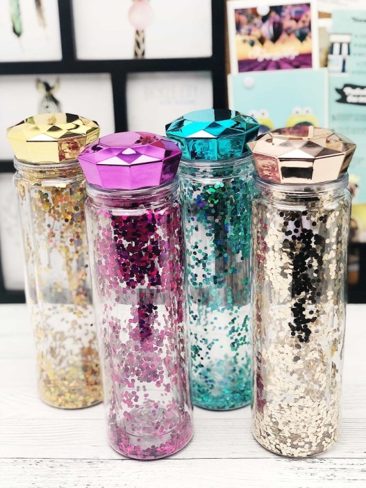 Бутылка &quot;Sparkles&quot;, pink 