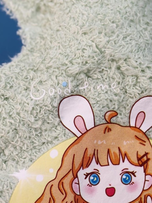 Грелка &quot;Bunny girl&quot;, green, 300 мл (19*11 см) 