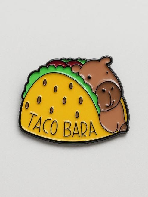 Значок металлический iLikeGift &quot;Taco bara&quot; 