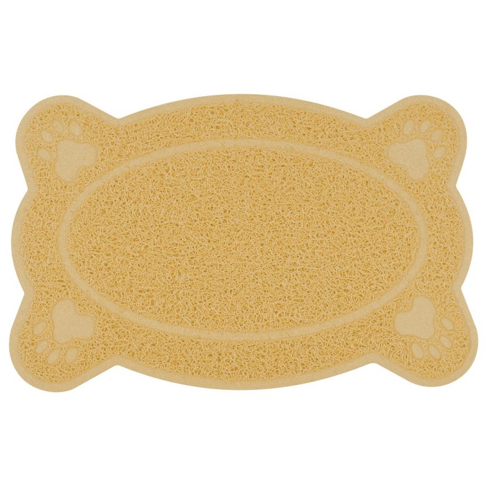 Коврик под миски &quot;Следы&quot; (40х26 см). 