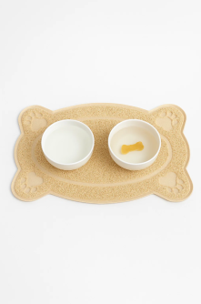 Коврик под миски "Следы" (40х26 см).