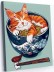 Картина по номерам 40*50 &quot;Кошачий рамэн&quot; (21 цвет) 