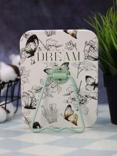 Зеркало настольное &quot;Dream&quot;, зелёное (16*12 см)